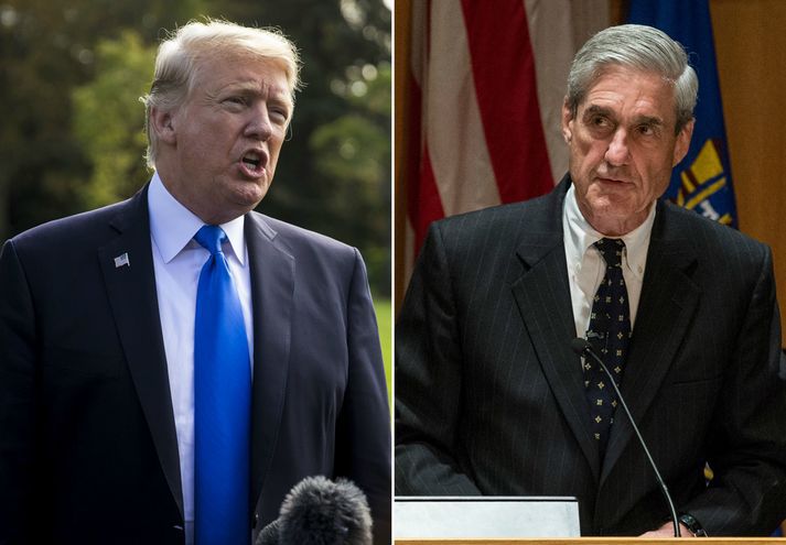 Donald Trump hefur horn í síðu Roberts Mueller.