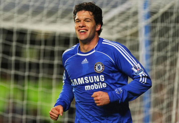 Michael Ballack í leik með Chelsea.