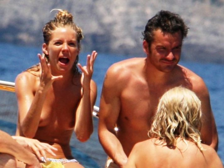 Sienna Miller , 26 ára, og Balthazar Getty, 33 ára.