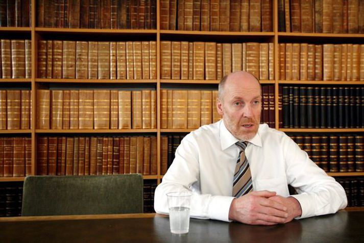 Steingrímur J. Sigfússon fjármálaráðherra svaraði Vigdísi Hauksdóttur í dag. Mynd/ Pjetur.