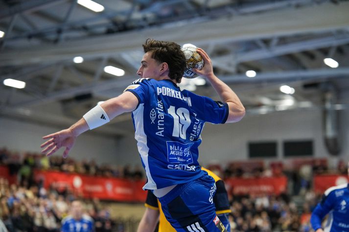 Orri Freyr Þorkelsson vill ólmur vinna leikinn gegn Svíþjóð á laugardaginn kemur.