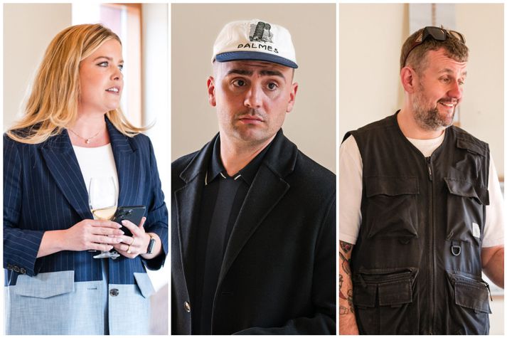 Áslaug Arna, Friðrik Dór og Dóri DNA létu sig ekki vanta á sýningunni Auðmannsgleði.