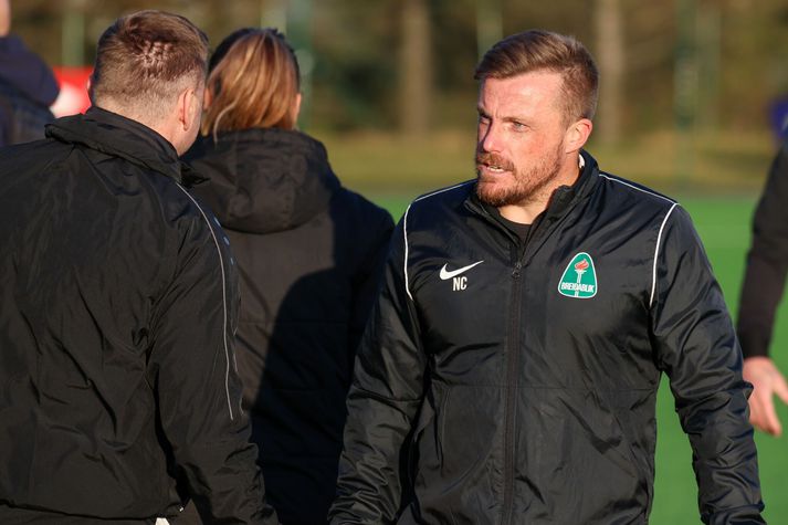 Nik Chamberlain þjálfari Breiðabliks