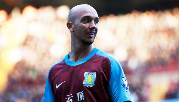 Stephen Ireland í leik með Aston Villa