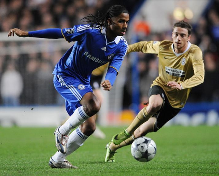Michael Mancienne í leik með Chelsea.
