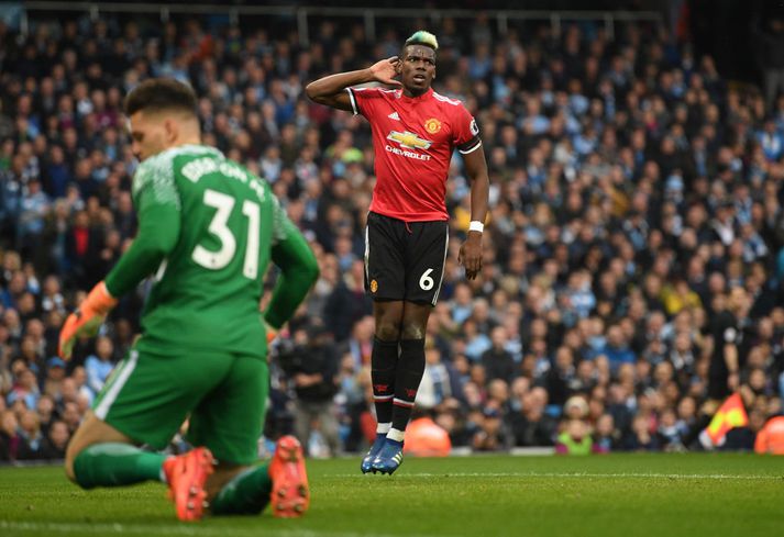 Paul Pogba hefur átt frábæra leiki fyrir United í vetur en aðra ekki eins góða