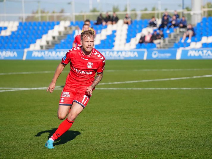 Jón Dagur Þorsteinsson skoraði jöfnunarmark AGF í kvöld.