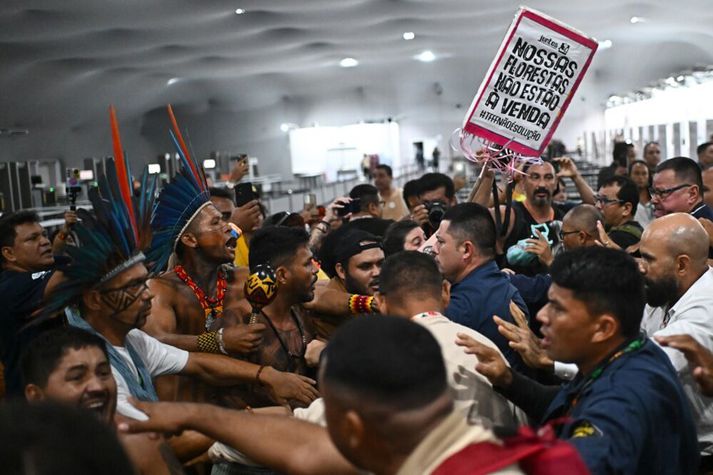 Það kom til átaka á ráðstefnunni.