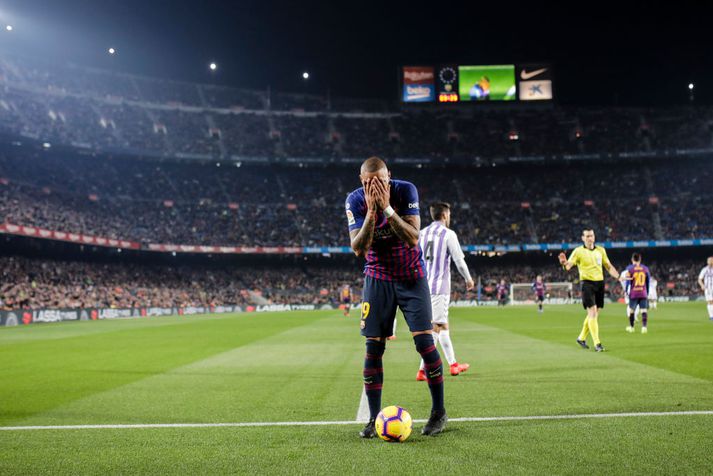 Boateng á Nou Camp í gær