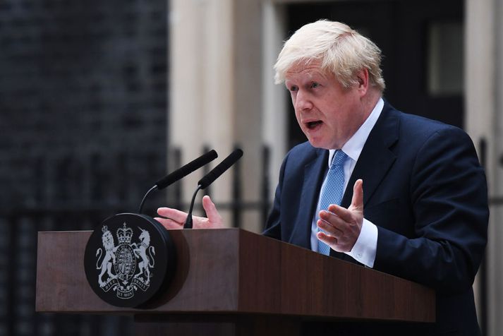 Það er ekki ofsögum sagt að Boris Johnson, formaður Íhaldsflokksins og forsætisráðherra Bretlands, standi í ströngu þessa dagana.