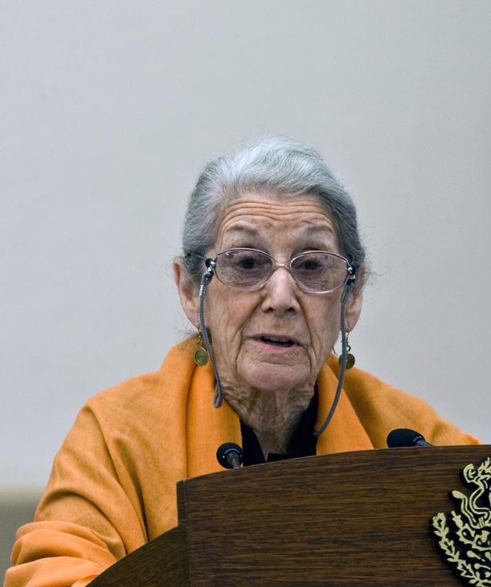 Gordimer hlaut bókmenntaverðlaun Nóbels árið 1991.