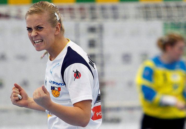 Karen Knútsdóttir er í hópnum venju samkvæmt.