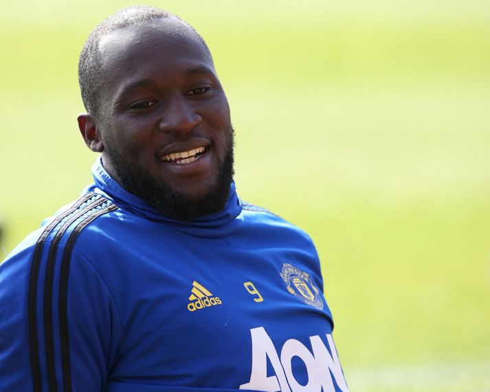 Romelu Lukaku er með United í æfingaferð í Ástralíu. Hann spilaði ekki síðasta leik við Leeds United, ástæðan var sögð smávægileg meiðsli.