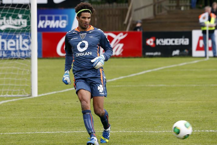 David James, markvörður Eyjamanna.