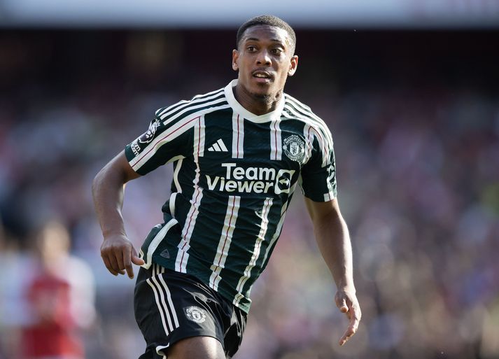 Anthony Martial var alltof stundvís í morgun.