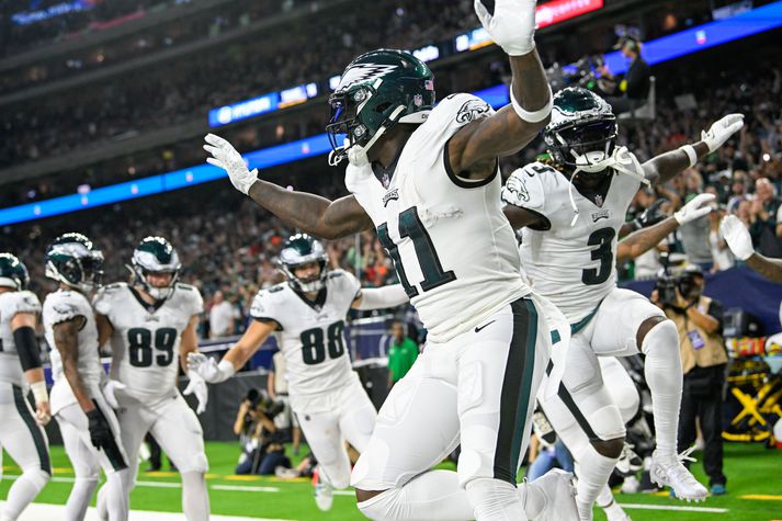 Philadelphia Eagles hafa unnið alla átta leiki sína á leiktíðinni.