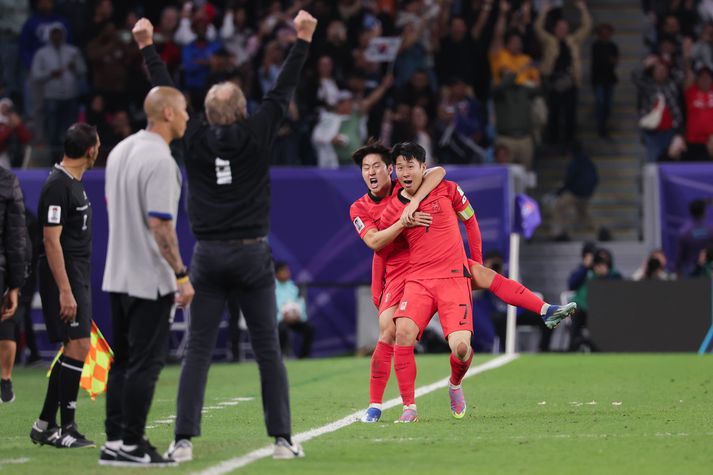 Heung-Min Son reyndist hetja Suður-Kóreu í kvöld.
