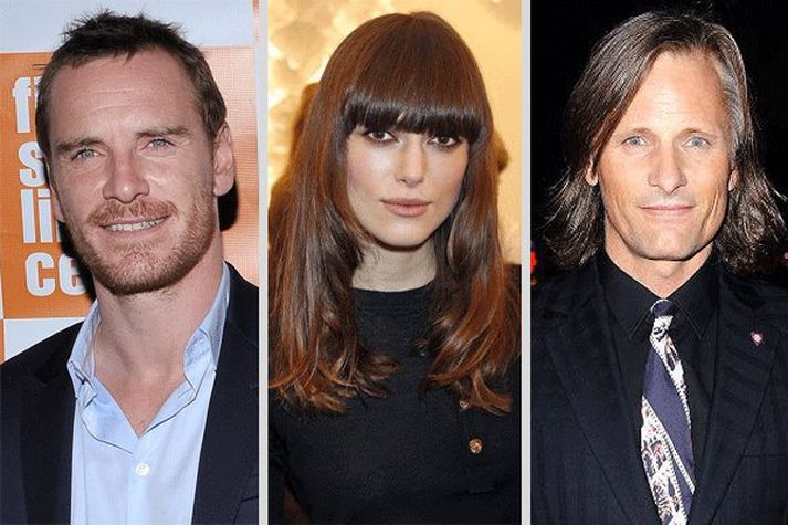 Það er hætt við því að ekki allar konur væru jafn stressaðar og Keira fyrir kynlífssenur með Fassbender og Mortensen.