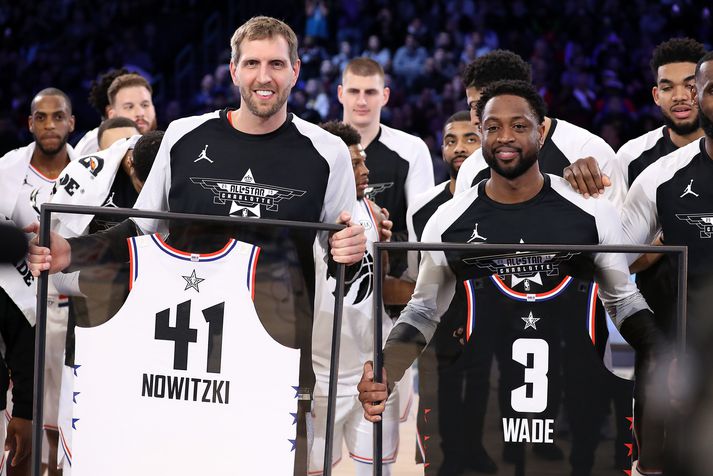  Dirk Nowitzki og Dwyane Wade eru báðir á leið í Heiðurshöll körfuboltans.