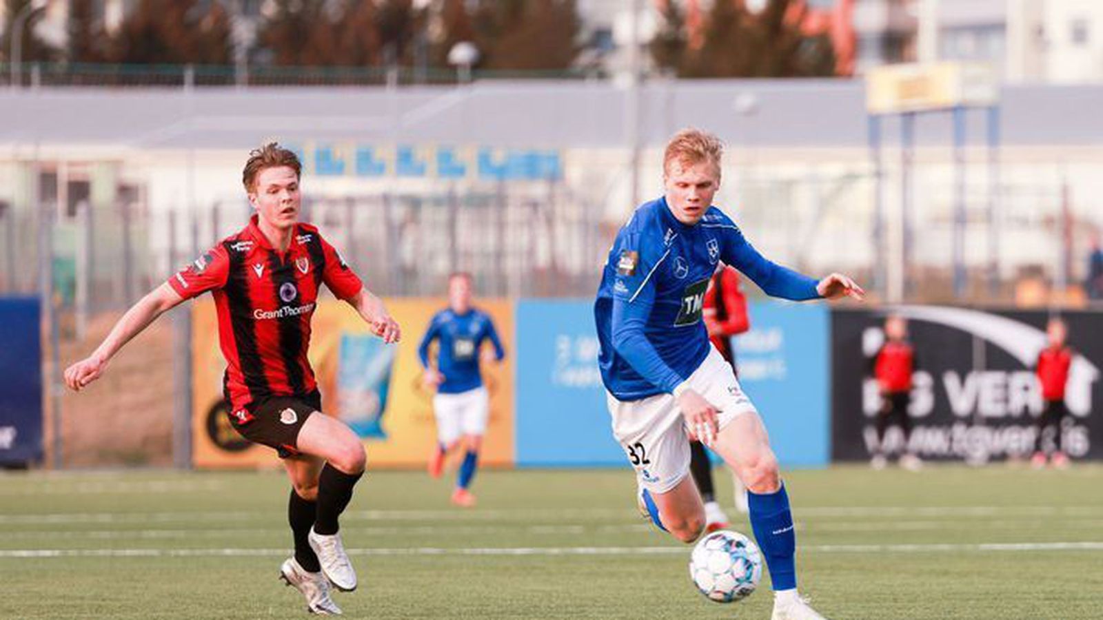 Varla spilað fót­bolta í fjögur ár en skaut Gróttu á­fram