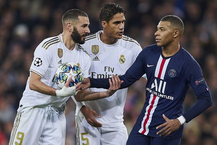 Það er ekkert grín að reyna að stoppa þá Karim Benzema og Kylian Mbappe sitt í hvoru lagi hvað þá að eiga við þá þegar þeir eru farnir að vinna saman inn á vellinum.