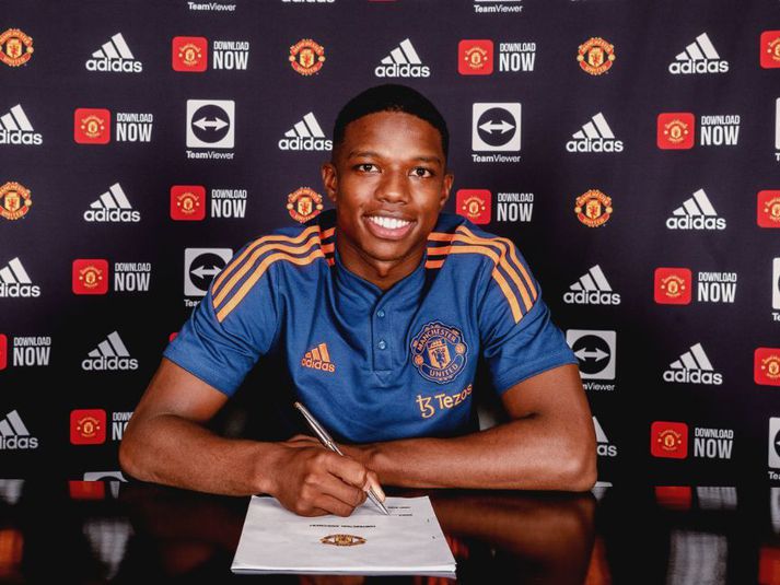 Tyrell Malacia, nýjasti leikmaður Manchester United.