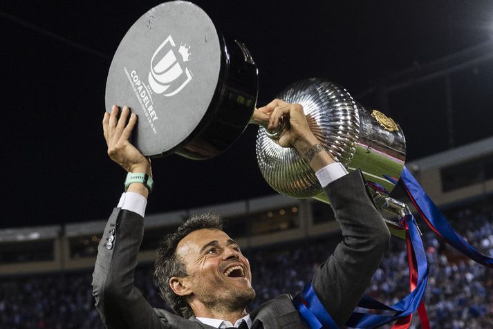 Luis Enrique var sigursæll með Barcelona