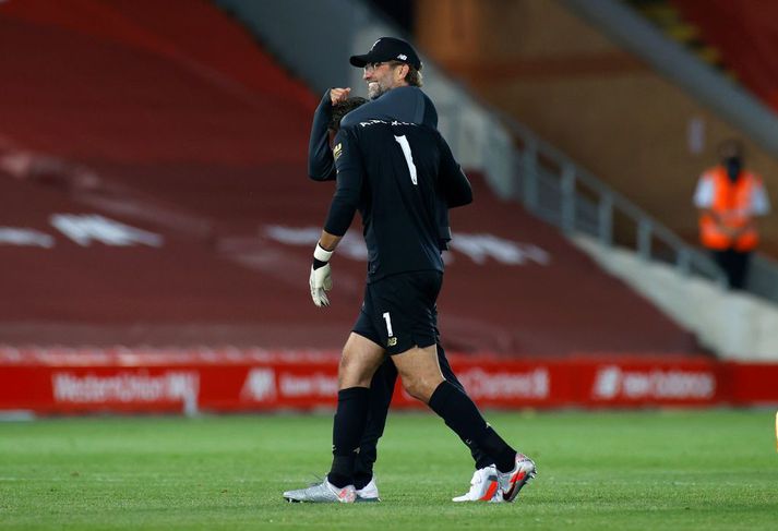 Jürgen Klopp hefur gert Liverpool að besta liði Englands, því langbesta miðað við þessa leiktíð.