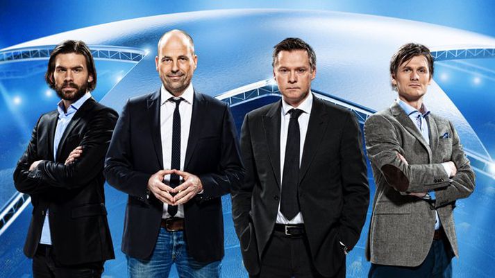 Reynir Leósson, Þorsteinn J, Heimir Guðjónsson og Pétur Marteinsson.