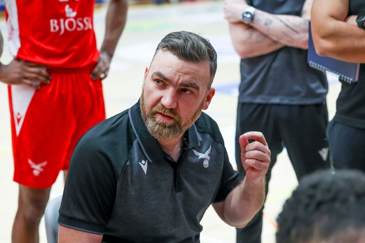 Finnur Freyr Stefánsson er fyrsti þjálfarinn til að vinna 75 leiki í úrslitakeppni karla.