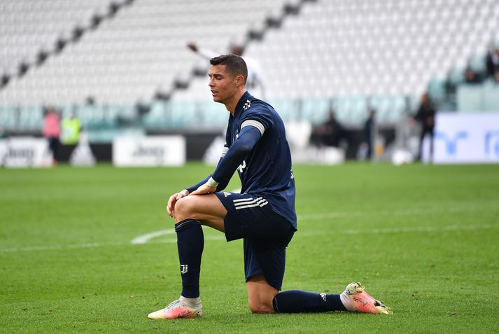 Brekkan er orðin ansi brött fyrir Ronaldo og félaga ætli þeir sér að vinna ítölsku deildina.