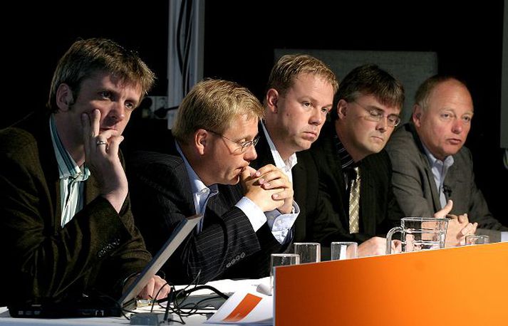 Stjórnendur Dagsbrúnar og dótturfélaga á kynningarfundi. 