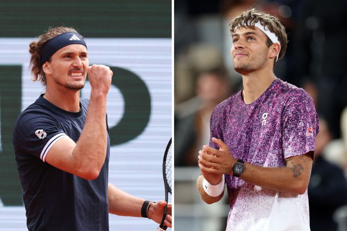 Alexander Zverev og Flavio Cobolli mætast í úrslitaleik Opna franska. 
