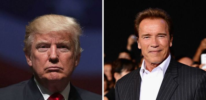 Donald og Arnold virðast ekki vera vinir.