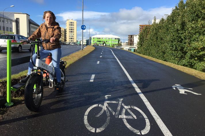 Sigurborg Ósk Haraldsdóttir, formaður skipulags- og samgönguráðs Reykjavíkur, fagnar nýjunginni í borginni.