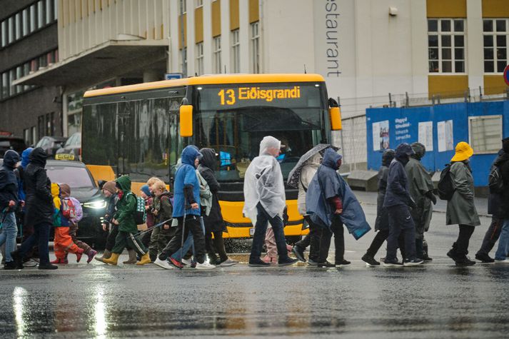 Það er auðvelt að finna viðeigandi veðurmyndir á haustin. 