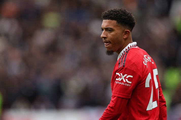 Jadon Sancho hefur átt erfitt uppdráttar á Old Trafford 