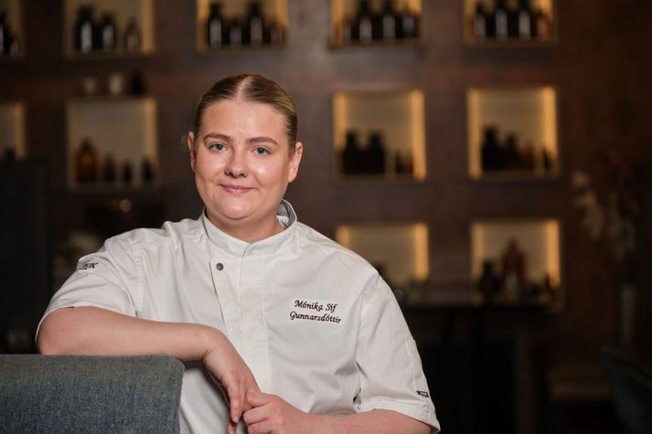 Mónika Sif Gunnarsdóttir kokkur á Apótek Restaurant.