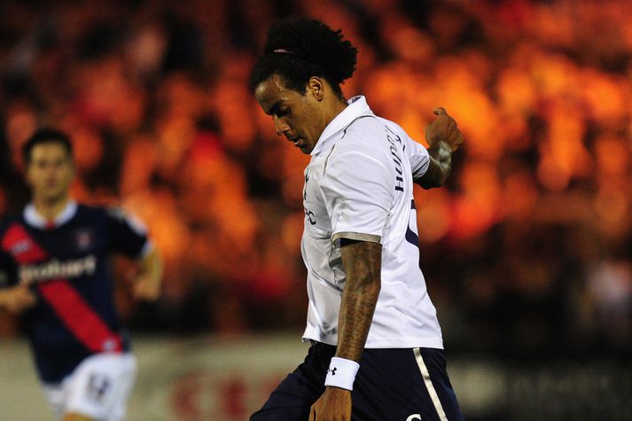 Tom Huddlestone í leik með Tottenham
