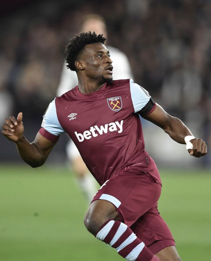 Mohamed Kudus skoraði sitt fyrsta deildarmark fyrir West Ham í dag 