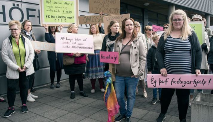 Samningalota ljósmæðra við ríkið hefur nú tekið sem samsvarar meðal meðgöngutíma kvenna. 