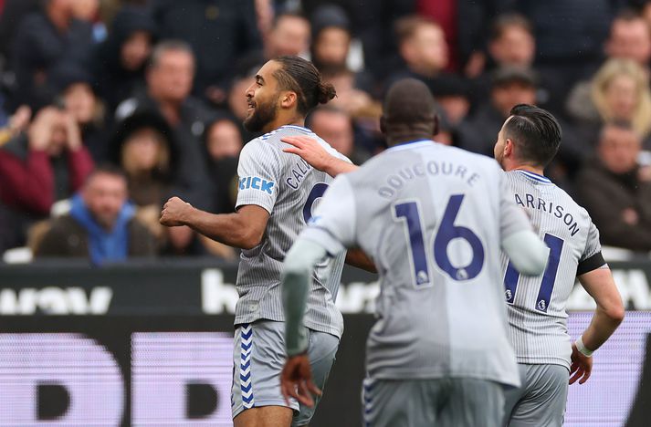 Dominic Calvert-Lewin skoraði eina mark leiksins.
