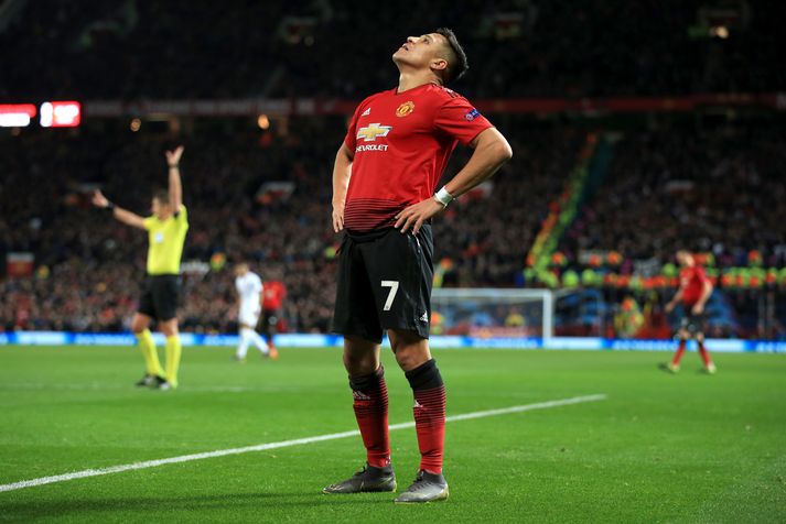 Alexis Sánchez átti ekki sjö dagana sæla hjá Manchester United.