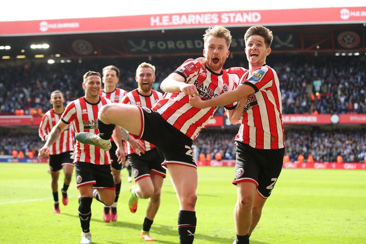 Thomas Doyle reyndist hetja Sheffiled United í dag.