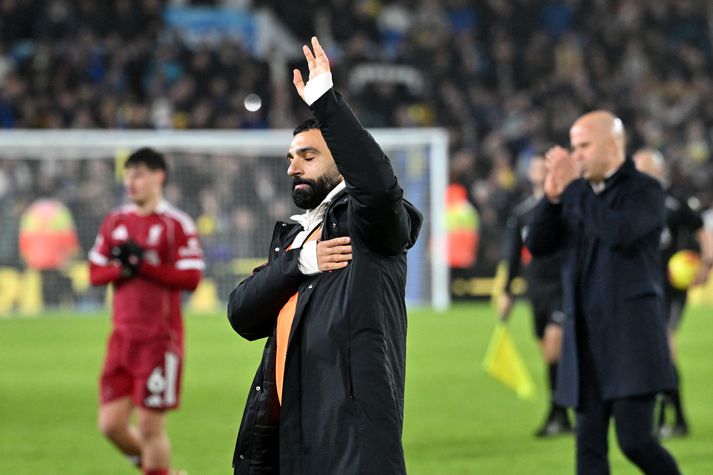 Mohamed Salah verður ekki með Liverpool gegn Inter í Meistaradeild Evrópu í kvöld eftir ummæli hans að loknu jafnteflinu við Leeds United á laugardaginn.