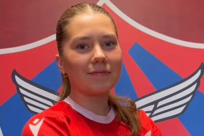 Valskonan Ásthildur Þórhallsdóttir var frábær í dag.