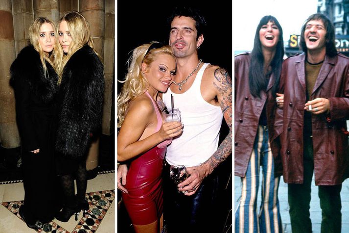 Olsen-systurnar, Pamela Anderson og Tommy Lee Jones og Sonny og Cher eiga öll margvísleg lúkk til að apa eftir með dúóbúning.