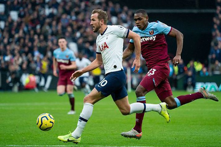 Harry Kane var á skotskónum í kvöld.