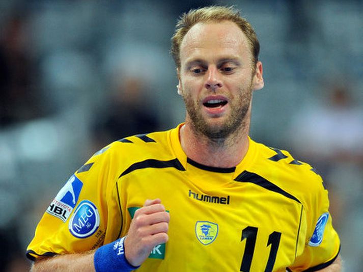 Ólafur Stefánsson tryggði Rhein-Neckar Löwen sigurinn í kvöld.