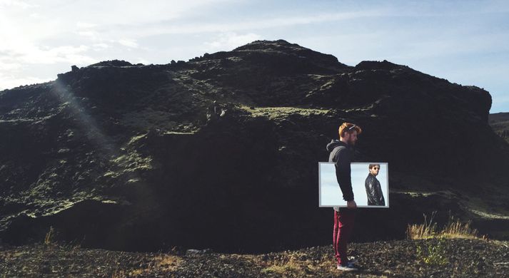 Mynd af þeim Herði Sveinssyni og Helga Jóhannssyni.